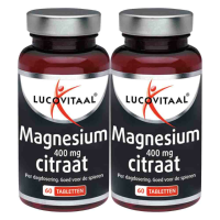 2X Lucovitaal Magnesium Citraat 400mg 60 tabletten