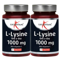 2X Lucovitaal L Lysine 1000 mg One a Day 30 tabletten