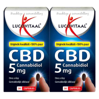 2X Lucovitaal CBD Cannabidiol 5 mg 30 capsules