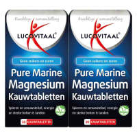 2X Lucovitaal Marine Magnesium 30 kauwtabletten