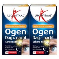 2X Lucovitaal Ogen Dag & Nacht Scherp Zicht 30 capsules