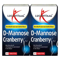 2X Lucovitaal D Mannose Cranberry Blaasfunctie 60 tabletten