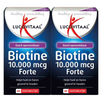 2X Lucovitaal Biotine 10.000 Mcg Forte 60 zuigtabletten