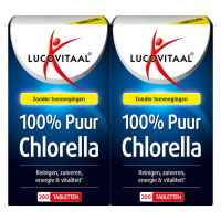 2X Lucovitaal Chlorella Puur 200 tabletten