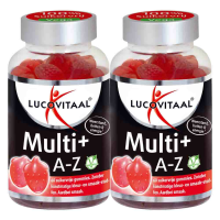 2X Lucovitaal Vitamine Gummies Multi+ A tot Z 60 Gummies
