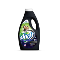 2+2 Gratis: Dreft Vloeibaar Wasmiddel Zwart & Donker 32 Wasbeurten 1,4 liter