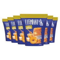 6X Elephant Pretzels Honing, Mosterd & Ui 160 gr