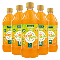 5X Slimpie Siroop Kids Perzik Peerrr 580 ml