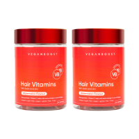 2X Veganboost Hair Vitamins Watermeloen 60 gummies