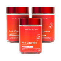 3X Veganboost Hair Vitamins Watermeloen 60 gummies