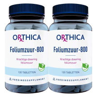 2X Orthica Foliumzuur 800 120 tabletten