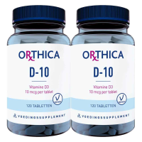 2X Orthica D 10 120 tabletten