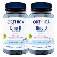 2X Orthica Dino D Kauw 120 kauwtabletten