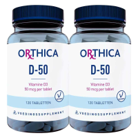 2X Orthica D 50 120 tabletten