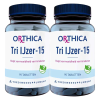 2X Orthica Tri IJzer 15 90 tabletten