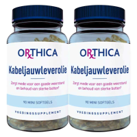 2X Orthica Kabeljauwleverolie 90 softgels