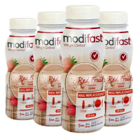 4X Modifast Intensive Drink Rood Fruit 236 ml