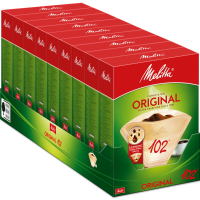 9X Melitta Filters 102 Bruin 80 stuks