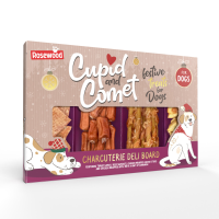 Rosewood Cupid & Comet Charcuterie Deli Plank Hondensnacks Kerst 200 gr