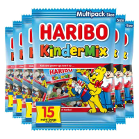 6X Haribo Kindermix Uitdeelzakjes 375 gr