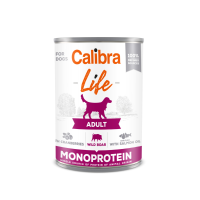 Calibra Hondenvoer Nat Life Adult Zwijn & Cranberry 6 x 400 gr