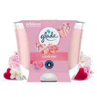 Glade Geurkaars I Love You 100% Raapzaadwax 204 gr