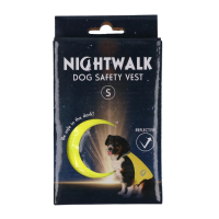 Nightwalk Dog Safety Vest Yellow S