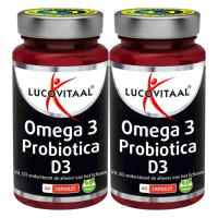2X Lucovitaal Omega 3 Bioticomel & Vitamine D3 60 capsules