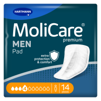 Molicare Premium Men Pad 4 Druppels 546 ml Absorptie 14 stuks