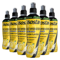 6X Isostar Fast Hydration & Perform Lemon 500 ml
