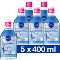 5X NIVEA Serum Infused Micellair Water Recharge 400 ml