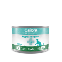 Calibra Kattenvoer Veterinary Diet Hypoallergenic Eend 6 x 200 gr