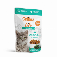 Calibra Kattenvoer Life Sterilised Zalm in Gelei 28 x 85 gr