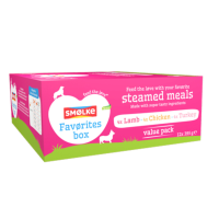 Smolke Vers Gestoomd Multipack Hondenvoer Nat Favørites Box 12 x 395 gr