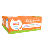Smolke Vers Gestoomd Multipack Hondenvoer Nat Variety box 12 x 395 gr