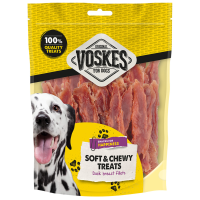 15X Voskes Hondensnack Eendenborst 400 gr