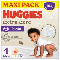 4X Huggies Extra Care Pants Maat 4 (9   14 kg) 26 stuks