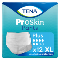 4X TENA Proskin Pants Plus XL 12 stuks