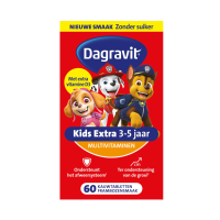 3X Dagravit Multivitamine Kids Extra 3 5 Jaar Paw Patrol 60 Kauwtabletten