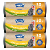 3X Swirl Afvalzakken met Trekband 30 liter 12 stuks