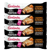 4X Gerlinea Fit & Protein Reep Caramel Almond 45 gr