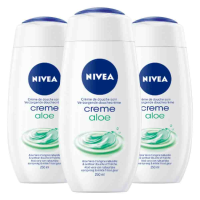 3X NIVEA Douchecrème Aloë 250 ml