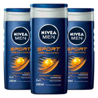 3X NIVEA Men Sport Douchegel 250 ml