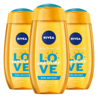 3X NIVEA Douchegel Love Sunshine 250 ml