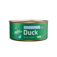 Prins Chunky Paté Kattenvoer Nat Eend 70 gr