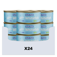 24X Prins Soft Paté Kattenvoer Nat Witvis 70 gr