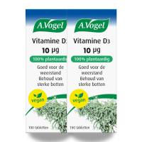 2X A.Vogel Vitamine D3 10 ug 100 tabletten