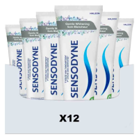 12X Sensodyne Tandpasta Gentle Whitening 75 ml