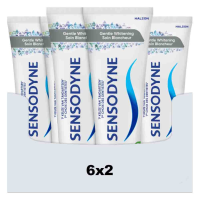 6X Sensodyne Tandpasta Gentle Whitening Duo 2 x 75 ml