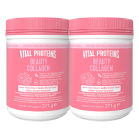 2X Vital Proteins Beauty Collageen Aardbei en Citroen 271 gr